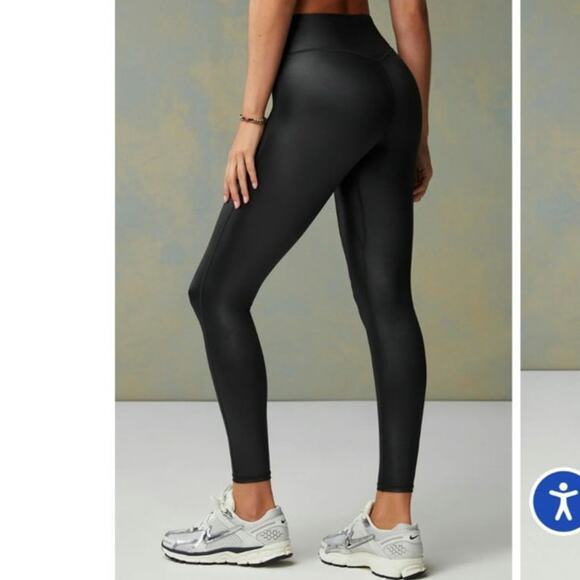 Fabletics Anywhere Motion365+ Black Dhine High-Waisted Leggings - Picture 3 of 12